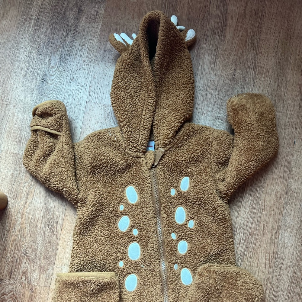 Hanna Andersson fuzzy deer suit
